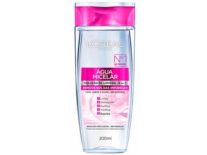 Água Micelar L'Oréal Paris Solução de Limpeza 5 em 1