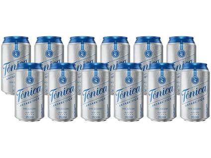 Água Tônica Antarctica Zero Açúcar 350ml 12 Unidades Lata