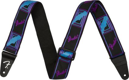 Alça Correia Fender Neon Monogrammed Azul/Roxo 990681305