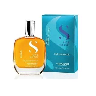 Alfaparf Semi di Lino Curls Oil 100ml Óleo Finalizador Cachos Definição e Brilho