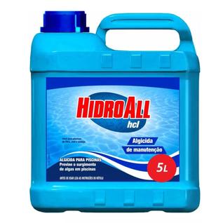 Algicida Manutenção Piscina Hidroall Galão 5 Litros