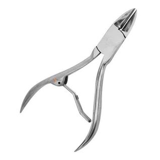 Alicate de unha 10cm Ponta 18mm Manicure Podólogo Profissional corte cutícula mãos pés unh