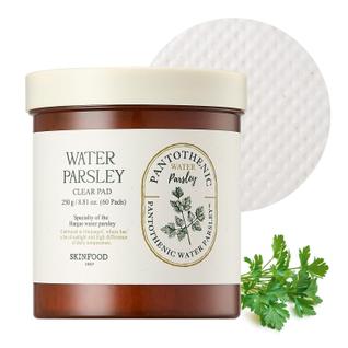 Almofada de tônico SKINFOOD Pantotênica Água Parsley Clear 260 mL