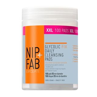 Almofadas de limpeza Nip+Fab Glycolic Acid Fix com ácido hialurônico 100 almofadas