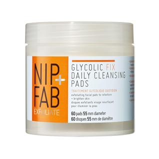 Almofadas de limpeza Nip+Fab Glycolic Acid Fix com ácido hialurônico 60