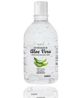 Aloe Vera em Gel Regenerador Natural para Corpo, Cabelo e Pele Hidratante Calmante