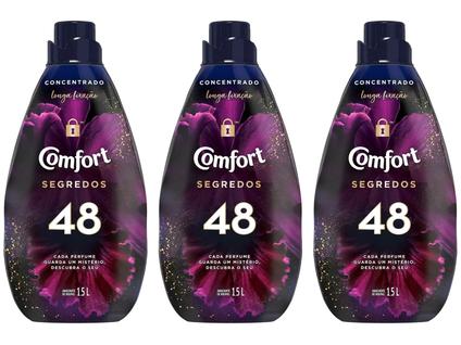 Amaciante Comfort Concentrado Segredos 48 1,5L