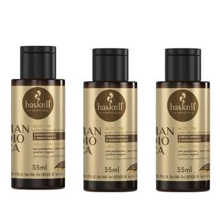 Ampola Haskell Mandioca Vitamina Capilar 35ml Nectavita x3