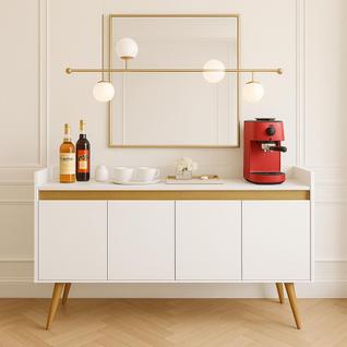 Aparador Buffet Sala 4 Portas Luise - Diversas Cores - Comprar Moveis em Casa