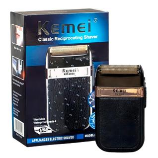 Aparador Shaver Kemei KM-2024, Corte de Alta Performance para Barba e Cabelo