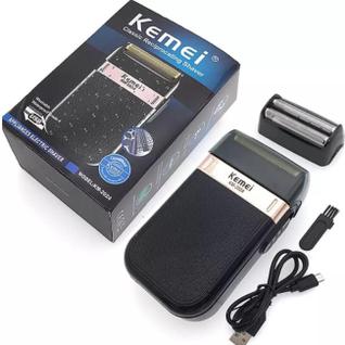 Aparador Shaver Kemei KM-2024, Original e Eficiente para Barba e Cabelo