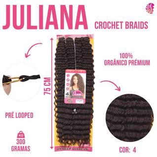 Aplique De Cabelo Orgânico Cacheado P/ Crochet Braids 75Cm 300Gr -Juliana -Yan Hair