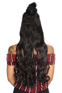 Aplique Tic Tac Ondulado Idêntico Ao Humano - Com Volume -Mega Hair Importado - Pronto Par
