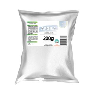 Argila Branca 200g Skin Care Máscara Facial Corporal e capilar