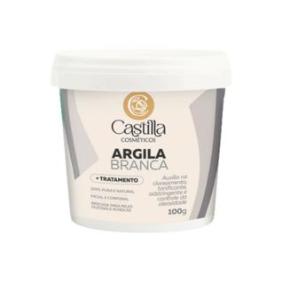 Argila Branca - Castilla Cosméticos  Suavizante, Revitalizante e Uniformiza o Tom da Pele 