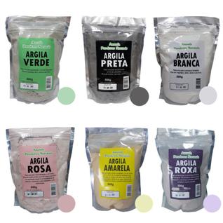 Argila, máscara facial preta