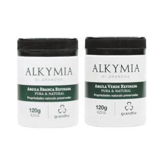 Argila Verde + Argila Branca Alkymia Grandha 120g cada