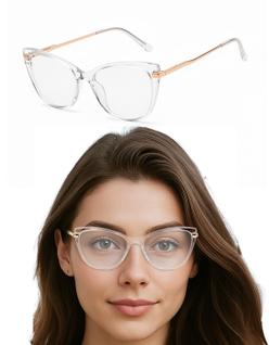 Armação De Óculos Feminino Luz Azul Descanso Telas