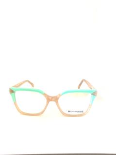 Armação feminina em acetato na cor madrepérola com efeito marmorizado, Cambridge BB60084 C