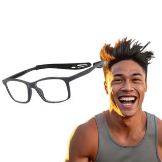 Armação Óculos Esportivo Unissex Haste Prolongada Removível Modelo Leve e Confortável