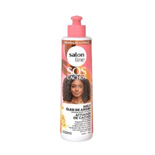 Ativador Salon Line SOS Cachos Mel e Óleo De Argan 300ml