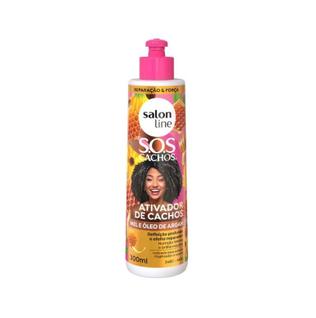 Ativador Salon Line SOS Cachos Mel e Óleo De Argan 300ml