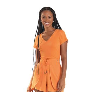 Baby Look Feminina Básica Camiseta Atemporal Casual Estilo