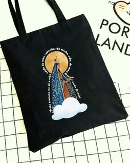Bag Ecobag Totebag Nossa Senhora Cuida De Mim Aesthetic Unissex