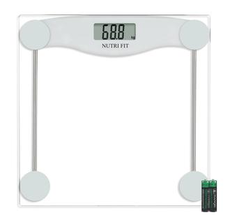 Balança de banheiro digital NUTRI FIT para peso corporal 150 kg