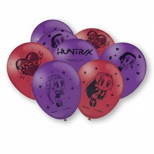 Balão Redondo Chibi Guerreiras do K-Pop 9" 25 Unid.