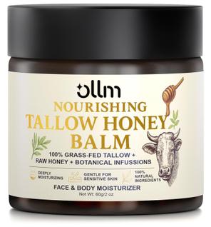 Bálsamo de sebo e mel OLLM Grass Feed para pele 60mL