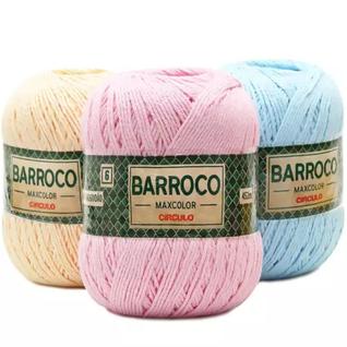 Barbante Barroco MaxColor Candy Colors nº 06 400g ROSA CLARO
