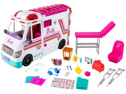 Barbie Ambulância e Clínica Móvel C/ Som 3+ HKT79 Mattel