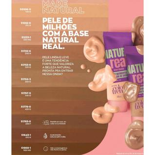 Base líquida Natural Real cor 120NQ - Avon 20ml
