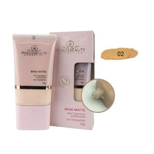 Base Matte Phallebeauty Cor 02 PH0587 - 30ml - Phallebeuaty