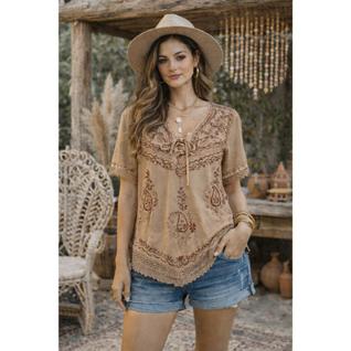 Bata Boho Chic em Viscose