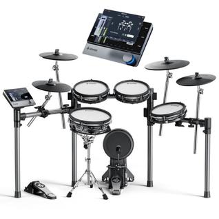 Bateria Eletrônica Donner Beat Max Módulo com Tela Touch Peles Mesh 2 Crashs 12" Dual Zone