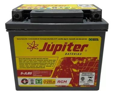Bateria Júpiter Moto 5lbs Honda Cg 125/150 Titan Fan 125/150