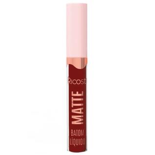 Batom líquido Matte Ricosti - vermelho intenso