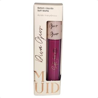 Batom Liquido Soft Matte Diva Gior Cativante 4ml Labios Macios Cor Duradoura e Efeito Avel