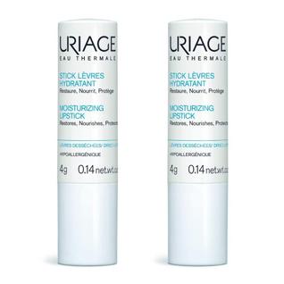 Batom Uriage Moisturizing 4mL, pacote com 2, hidratante para lábios secos