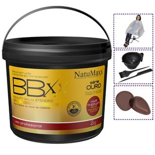 Bbxx Beauty Balm Xtended Ouro Guaraná Natumaxx 2kg + Brindes