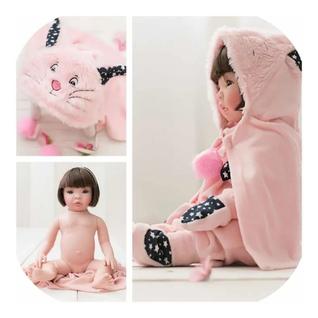 Bebê Reborn Hora Do Banho 100% Silicone Rosa BB