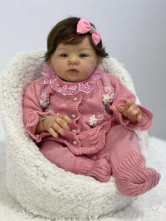 Bebê Reborn Menina Feito a Mão Premium Ela Bate o Coração