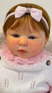 Bebê Reborn Menina Ruiva Lindíssima Toma Banho, Enxoval Completo, Documentos, Certidão, Ul