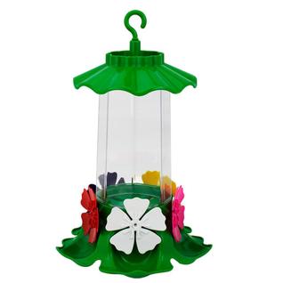 Bebedouro Verde Para beija-flor 540ml Grande Com Sistema Anti Formiga