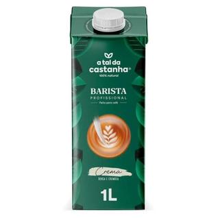 Bebida vegetal barista a tal da castanha castanha-de-caju e aveia 1l  ideal para cafés