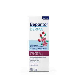 Bepantol Derma Hidratante Multirrestaurador com Rosa Mosqueta Uniformiza Tom da Pele 20g