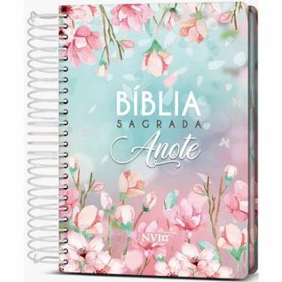 Bíblia Anote Flores Magnólia - NVI - Art Gospel