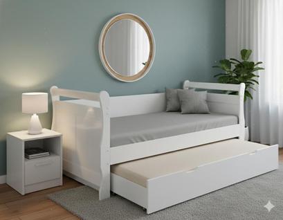 Bicama Bella Funcional com Auxiliar para Quarto Compacto